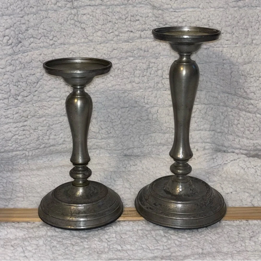 Restoration Hardware Candle Pillar Holders